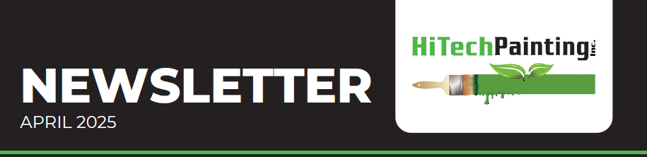 Newsletter cover for April 2025 edition.