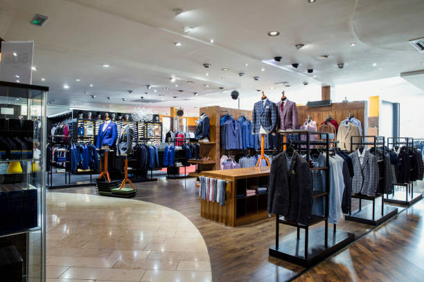 Clothing store interior freshly painted by a professional team