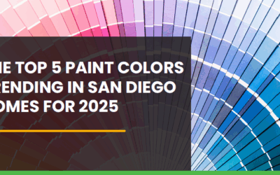 The Top 5 Paint colors trending in San Diego Homes for 2025